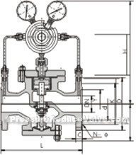 GAS reducing valve constructral diagram