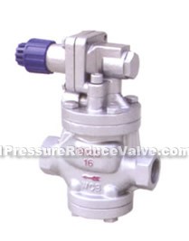 Internal thread high sensitivity steam reducing valves