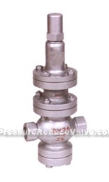 Internal thread piston steam reducing valves