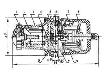 Air filter reductorreducing valve constructral diagram