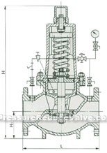 Combined type reducing valve constructral diagram