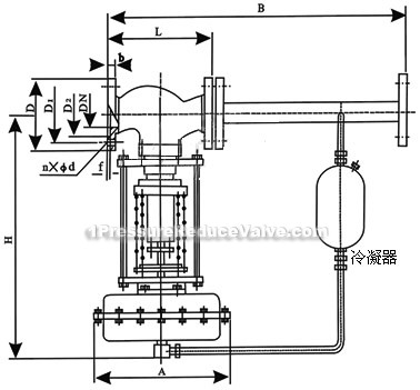 Self-regulative valve constructral diagram